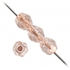 Fire Polished 4mm Crystal, Copper Lined